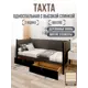 Кровать Solarius Классика 200x80 см темно-серый/оникс tahta-spin-obiv-rs17-80-200onix-orto-2yash