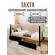 Кровать Solarius Классика 190x90 см бежевый/оникс tahta-spin-obiv-rs3-90-190onix-2yash