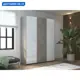 Шкаф-купе Мебельная компания е1 500517 230x180х57 см 10 полок ЛДСП цвет бетон