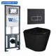 Комплект инсталляция с унитазом Weltwasser 558078 цвет черный
