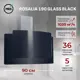 Вертикальная вытяжка Mbs Rosalia 190 glass black 90 см цвет черный