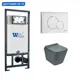 Комплект инсталляция с унитазом Weltwasser 542070 цвет серый