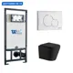 Комплект инсталляция с унитазом Weltwasser 542053 цвет черный