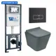 Комплект инсталляция с унитазом Weltwasser 513095 цвет серый