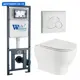 Комплект инсталляция с унитазом Weltwasser 513128 цвет белый