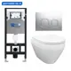 Комплект инсталляция с унитазом Weltwasser 554084 цвет белый