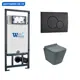 Комплект инсталляция с унитазом Weltwasser 542158 цвет серый