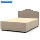 Кровать тахта Гамма Класс 120 x 106.5 x 202 см массив дерева цвет бежевый