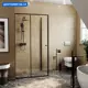 Душевой уголок Wasserkraft Dill 61S 278690 прямоугольный 120x80см черный профиль эффект стекла прозрачный