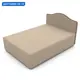 Кровать тахта Гамма Класс 140 x 106.5 x 202 см массив дерева цвет бежевый