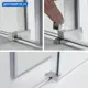 Душевой уголок Wasserkraft Vils 56R 449342 прямоугольный 110x80см серебро профиль эффект стекла прозрачный