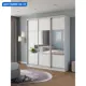 Шкаф-купе Клевер Атина комбинированный 240x210х65 см 9 полок лдсп цвет белый