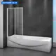 Ширма на ванну Cezares Relax RELAX-V-2-80/140-C-Bi 80.10x140 см профиль белый