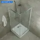 Душевой уголок Triton Вента-хром 433079 квадратный 100x100см серебристый блеск профиль эффект стекла прозрачный