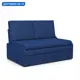Диван раскладной Гамма Уют-2 128x85x85 см рогожка цвет синий