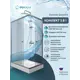 Душевой уголок Doccia Quadro Com/dc0000049617/1207404 прямоугольник с поддоном 80х100см профиль хромированный эффект стекла прозрачный