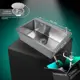 Мойка для кухни нержавеющая врезная 70x50 Wisent сатин с дозатором WS37050/W405A/WGER010