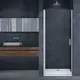 Душевая дверь Vincea VDP-3AL100CL 100см эффект стекла прозрачный распашной
