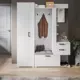 Комплект мебели для прихожей Трия Эрика №1 Тип 2 164x200x36 см ЛДСП цвет белый