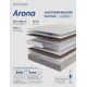 Матрас Lineaflex Arona 90x190x23 см независимый пружинный блок, односпальный