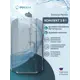 Душевой уголок Doccia Penta com/DC0000053608/WM0074 трапеция 90х90см хромированный профиль эффект стекла прозрачный