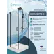 Душевой уголок Doccia Gavi Com/dc0000054037/bm028 квадрат с поддоном 90х90см профиль черный эффект стекла прозрачный