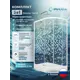 Душевой уголок Doccia Coral Com/dc0000061780/1207404 ассиметричный с поддоном 120х80см профиль белый эффект стекла прозрачный