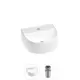 Раковина мини Wellsee WC Area 32см с донный клапаном 20212109R