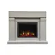Каминокомплект Realflame Lindelse 26 GR-P715 с очагом Saphir 25.5 1500Вт серый