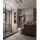 Керамогранит Global tile Downtown_gt GT120608915LSR 60x120см цвет темно-серый