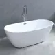 Ванна Ceruttispa TONIA170 отдельностоящая 170x75x60 см акриловая со сливом-переливом