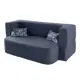 Диван раскладной Div-one Лайт 195x90x100 см велюр цвет синий