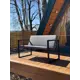 Диван садовый Card&loft DIVAN-OXFORD-SER Садовая мебель 119 см x 60 см x 73 см металл бесцветный / прозрачный