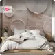 Фотообои флизелиновые Bartonwall 300x270 см Геометрия Абстракция Круг M233-B