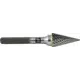 Борфреза по металлу коническая с заостренным концом Тип М Thorvik TRRBM10200665-2 10x20 мм хвостовик 6 мм