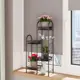 Подставка для цветочных горшков Зми Лира 24 37x37x75.5 см металл черный