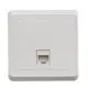 Розетка компьютерная скрытой установки Systeme Electric Этюд RJ45 UTP cat 5e цвет белый