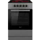 Электрическая плита с духовкой Weissgauff WES E2V05 S 50x85x56 см цвет серый/серебристый