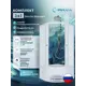 Душевой уголок Doccia Standart Com/dc0000061797/wm0074 1/4 круга с поддоном 90х90см профиль белый эффект стекла прозрачный
