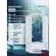 Душевой уголок Doccia Standart Com/dc0000061797/1207404 1/4 круга с поддоном 90х90см профиль белый эффект стекла прозрачный