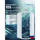 Душевая ширма Doccia Standart 90x90 1/4 круга профиль белый стекло мозайка душевая стойка хром
