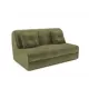 Диван раскладной Мебель-арс Барон №2 НПБ 151x88x110 см велюр цвет зеленый