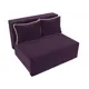 Диван Лига Диванов Лагуна 109x81x93 см велюр цвет бежевый/фиолетовый