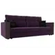 Диван Лига Диванов Валенсия 225x79x85 см велюр цвет фиолетовый