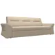 Диван Лига Диванов Клайд 250x83x88 см искусственная кожа цвет бежевый