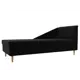 Диван Лига Диванов Астер 104521 202x80x88 см цвет черный