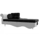 Диван Лига Диванов Лорд 101235L 225x84x85 см экокожа цвет черный/белый
