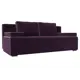 Диван Лига Диванов Фидель 111321 200x76x91 см велюр цвет фиолетовый