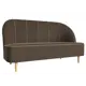 Диван-кушетка Лига Диванов Фелини 145x82x66 см рогожка цвет коричневый