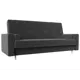 Диван Лига диванов Белфаст 225x95x90 см велюр цвет серый
